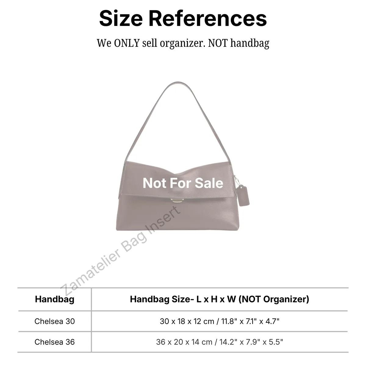 insert en soie sur mesure pour sac à bandoulière coach chelsea 30/36, organisateur de sac à main haut de gamme en satin, base de sac en satin pour maintenir la forme