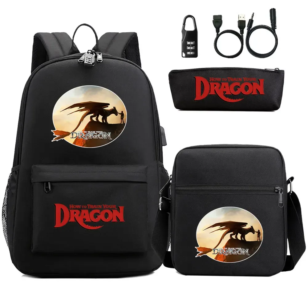 sac dos oxford université logo how to train your dragon motif dragons poche téléphone portable bandoulière arquée fermeture éclair usage enfant voyage