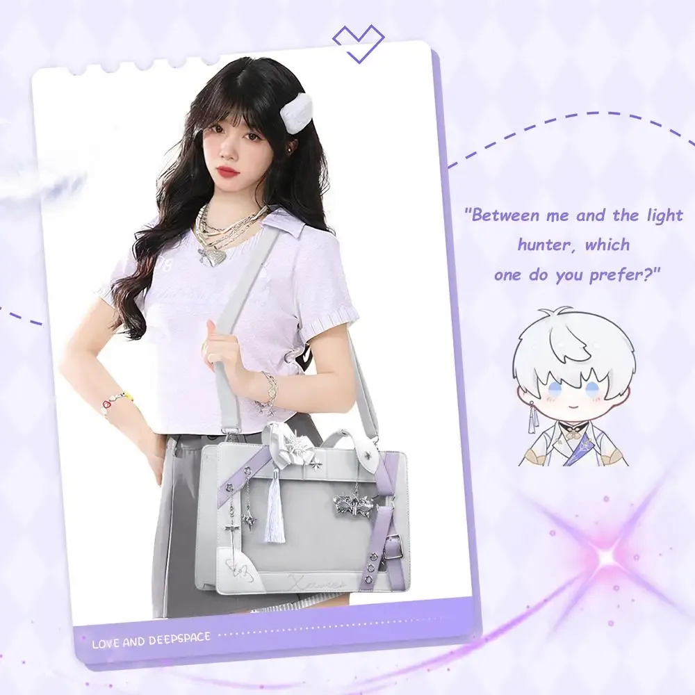 sac bandoulière transparent tendance y2k pour femme, style lolita, avec poche transparente, sac à main mignon pour affichage diy