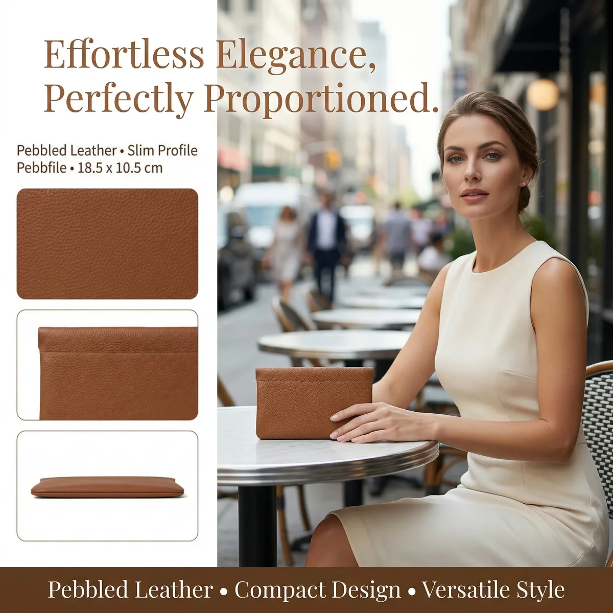 mini sac à main de voyage en cuir pu à fermeture automatique, sans fermeture éclair, pochette de rangement multifonctionnelle pour clés, écouteurs, cartes, organisateur de sac à main pour hommes et femmes