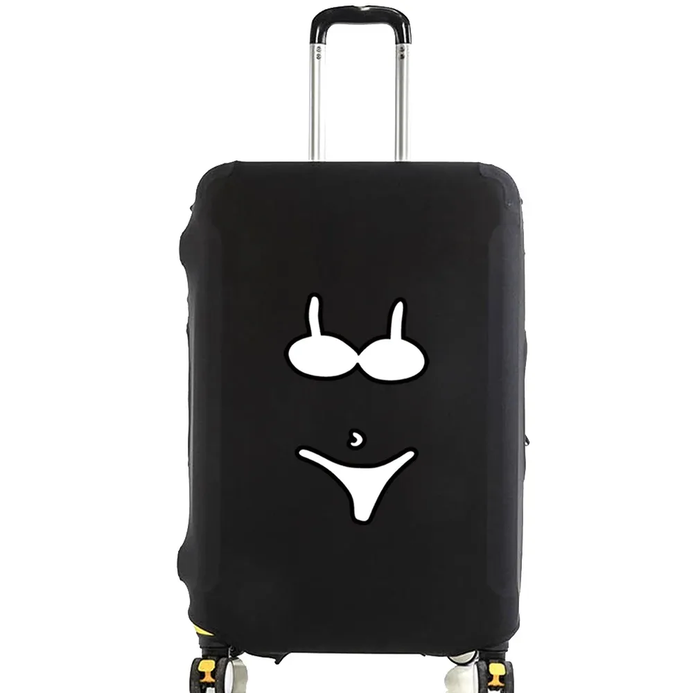 juste de protection pour bagages de 18 à 28 pouces, motif de poitrine à la mode, valise à roulettes, sacs à poussière élastiques, étui, accessoires de voyage