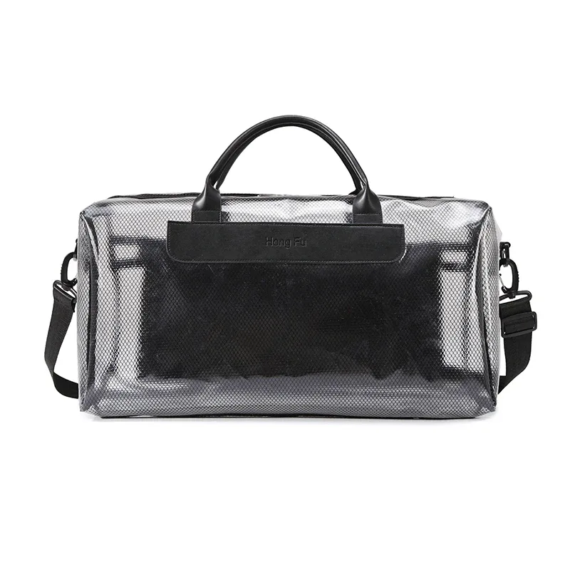 sac de rangement pour équipement de natation, avec compartiment séparé pour les articles secs et humides, sac de sport tendance pour les activités de remise en forme en eau chaude, sac de plage transparent et résistant pour les étudiants.