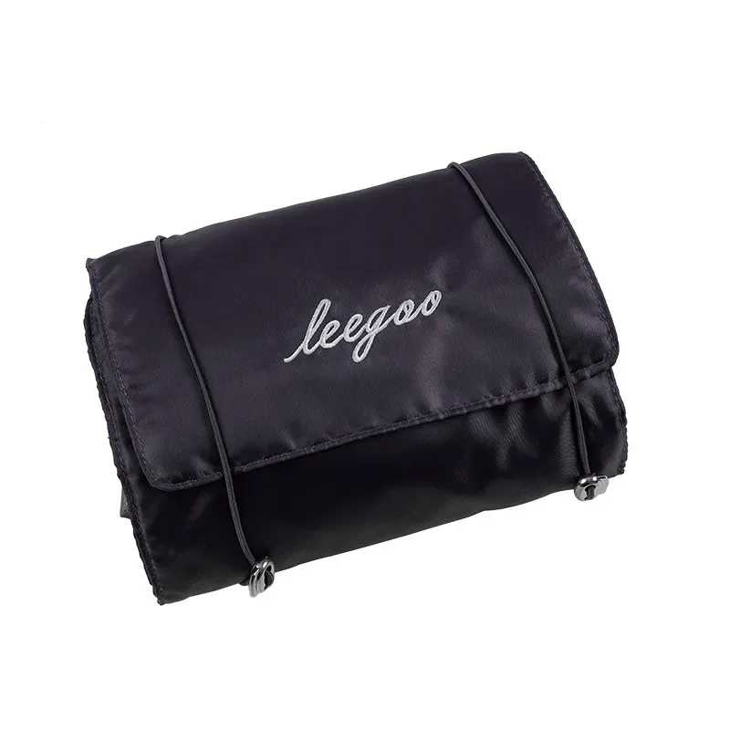 nouveau sac de maquillage pour femmes 4 en 1, sacs de rangement pliables et détachables en maille de nylon, sac de toilette cosmétique de voyage portable de grande capacité