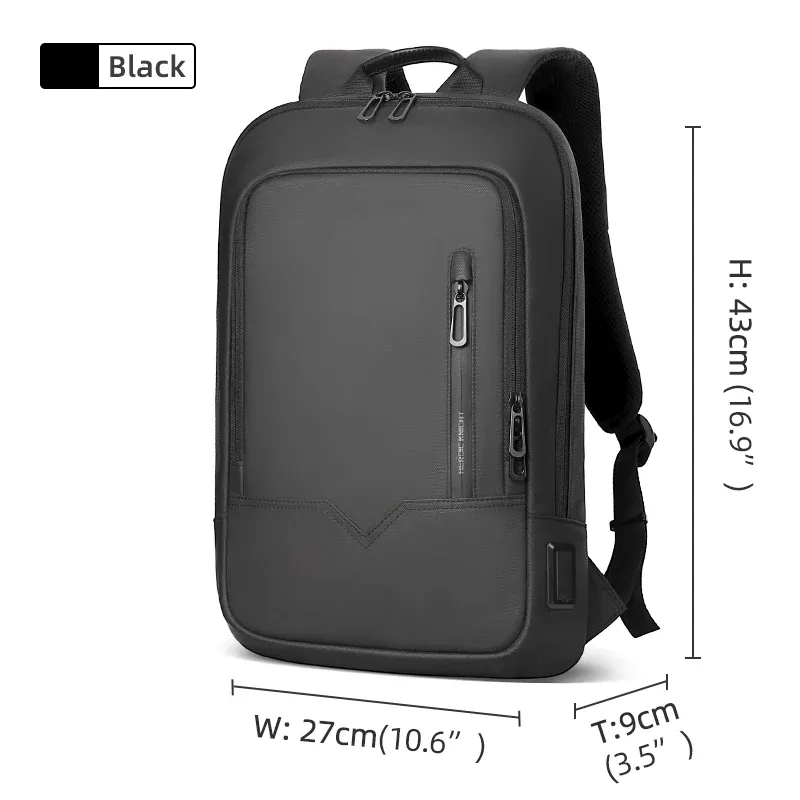 sac à dos heroic knight pour ordinateur portable de 14 pouces, sac à dos multifonctionnel pour hommes, étanche, avec chargement usb, pour le travail et les voyages