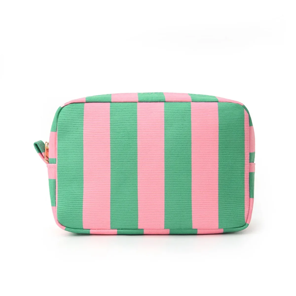 feihong sac cosmétique rayé transfrontalier velours côtelé sac de toilette portable de grande capacité sac de rangement de grande valeur de mode de voyage