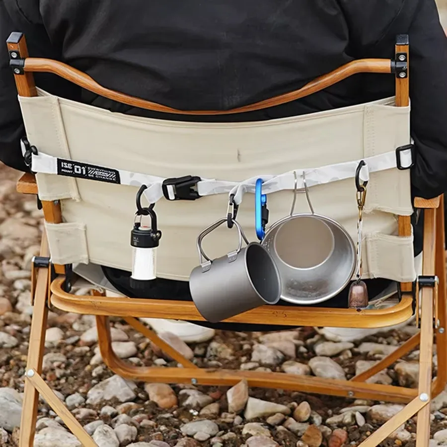 sangle de sac à dégagement rapide pour camping en plein air avec anneau de suspension, sangle de sac bandoulière multifonction réglable