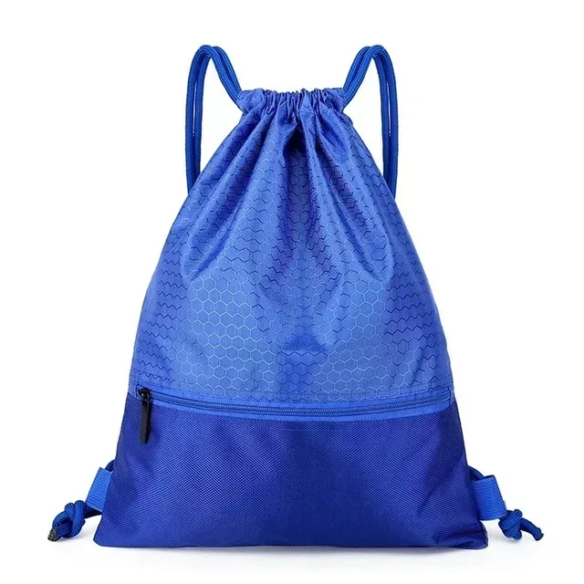 sac à dos simple avec poche à cordon de serrage pour sport de plein air, sac à dos de fitness pour hommes et femmes, sacs de basket-ball légers, sac à fermeture éclair oxford