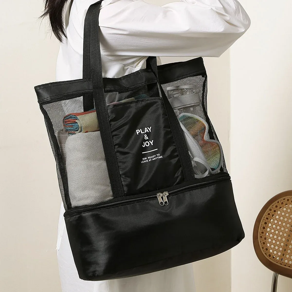 sac de natation à séparation sèche et humide, sac à dos de fitness, sac de sport pour hommes et femmes, pochette de rangement d'équipement de sport, sac de plage portatif