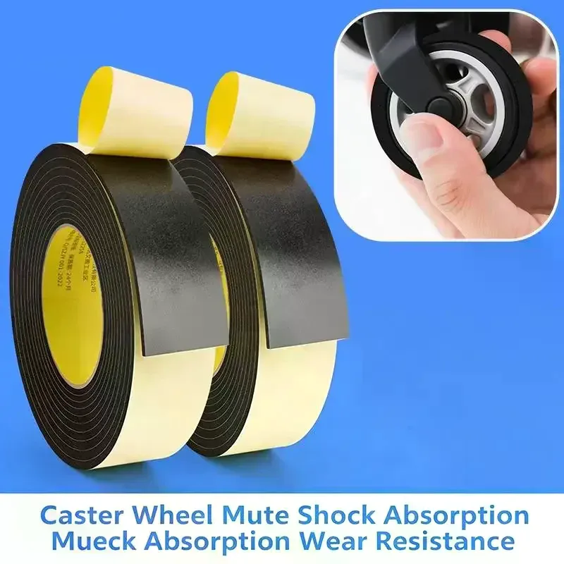 autocollant silencieux roues bagages nylon réduction bruit durabilité haute qualité installation facile usage voyage professionnel