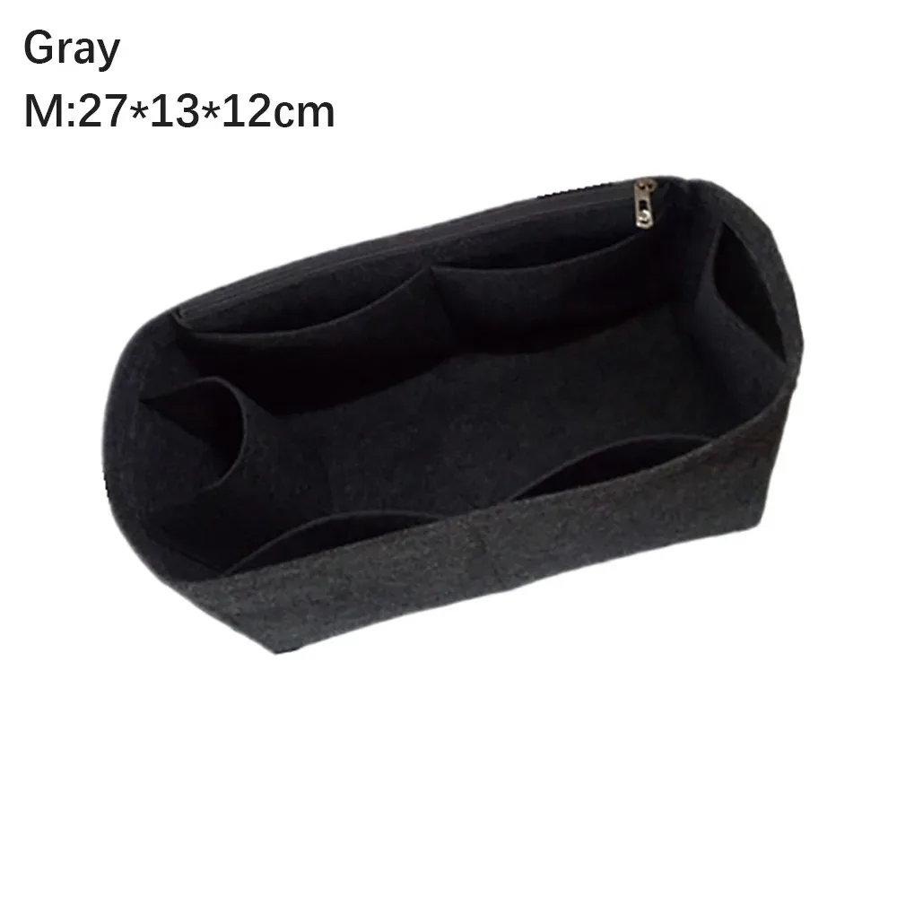 sac à main en feutre simple, sac de rangement, support de sac, doublure de sac portable, multi-poches, sac interne de voyage pour birkin25/30/35