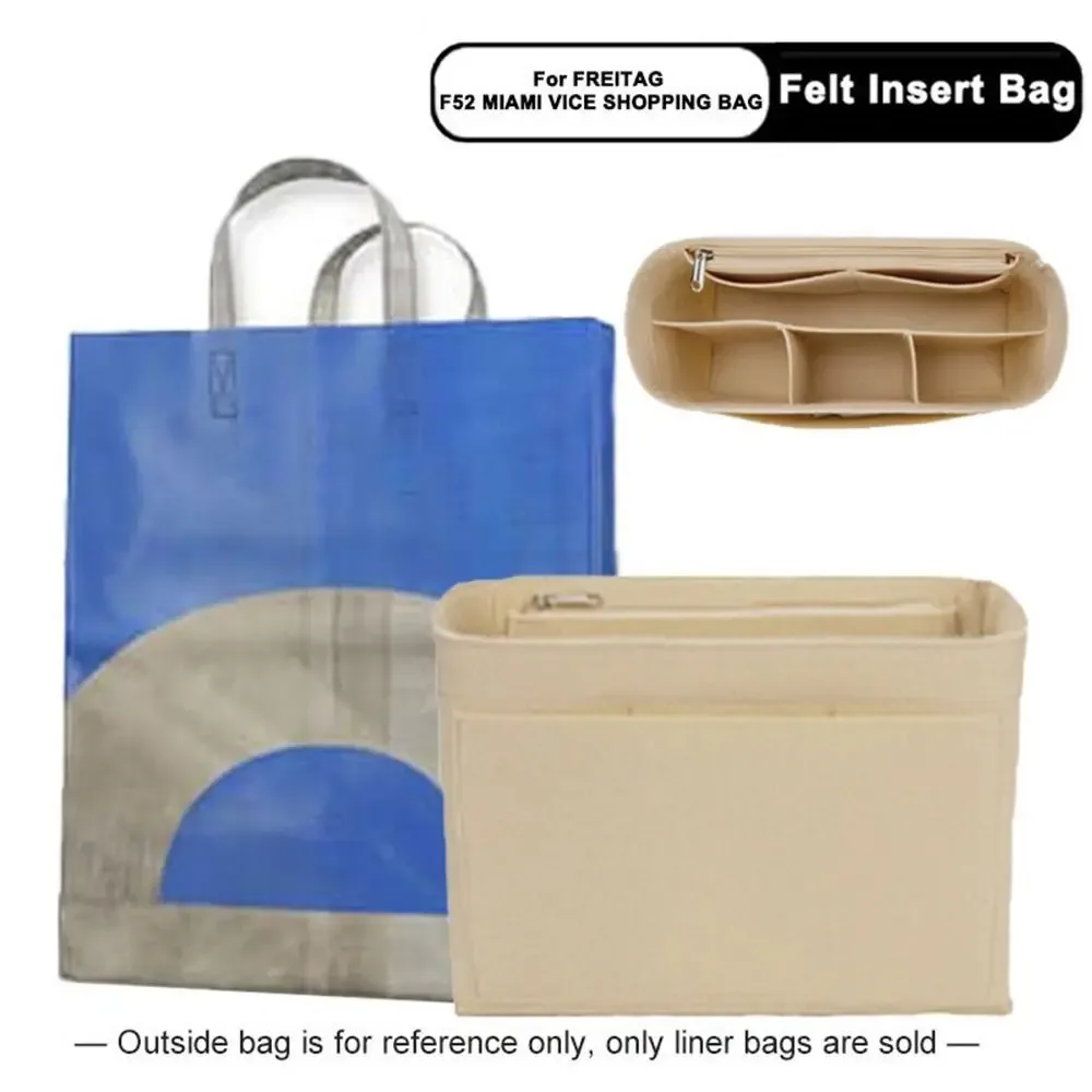 sac d'insertion en feutre grande capacité avec fermeture éclair, organisateur de sac à main multi-poches, sac intérieur doublé pour lv speedy25/30/35/gentlewoman