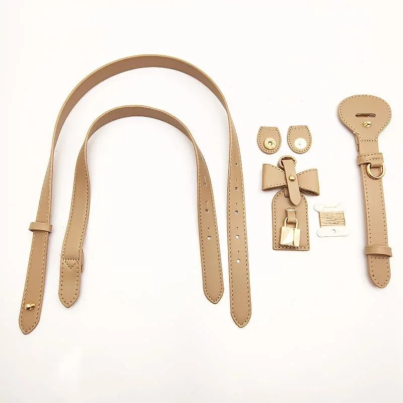 sac seau vintage fait main en paille tressée avec accessoires en cuir pu, bandoulière simple pour sac à bandoulière ou sac croisé