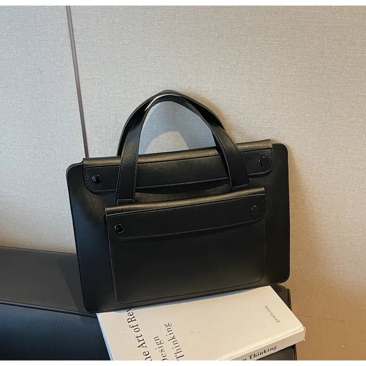 sac à main de luxe personnalisé pour le bureau, sac de transport pour femme en cuir pu, grande capacité, sac pour ordinateur portable de 14 pouces