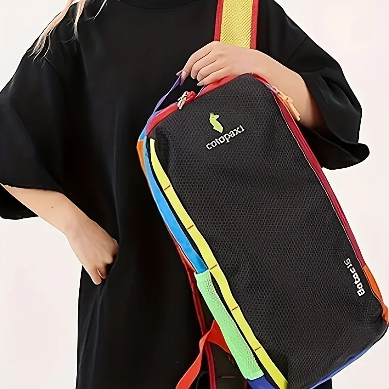 sac à dos léger pour femmes, grande capacité, couleur dopamine, sac de jour portable pour la randonnée et l'alpinisme, idéal pour les voyages quotidiens.