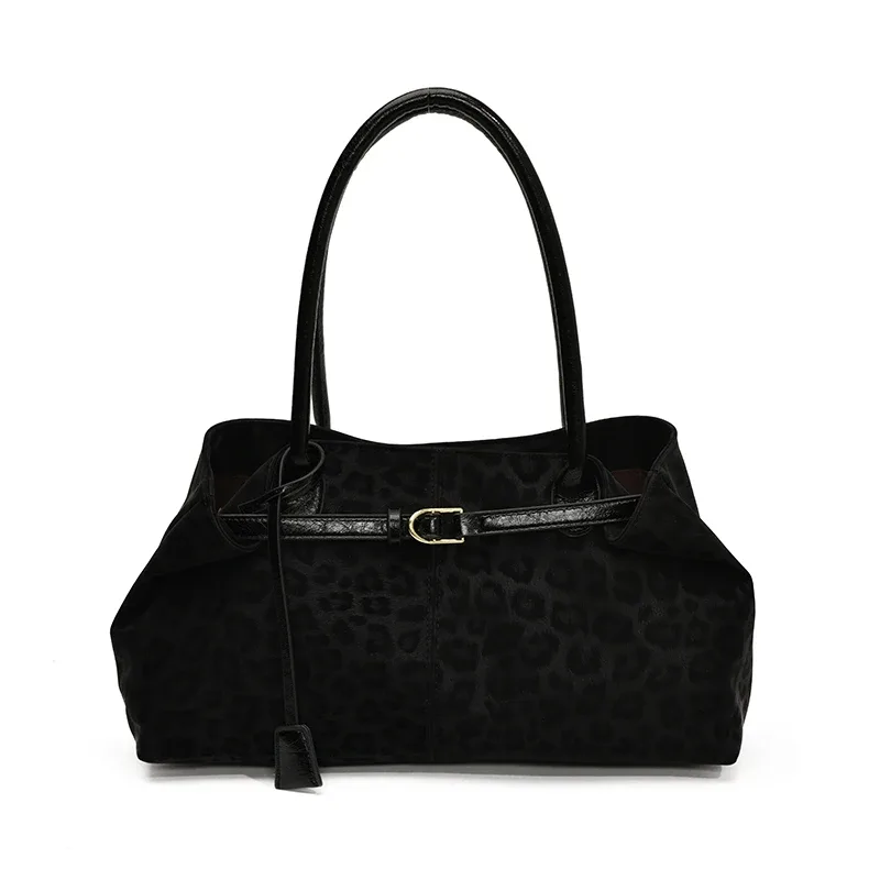 leftside – sacs à bandoulière léopard en cuir pu pour femmes, fourre-tout tendance de marque de luxe de styliste, sacs à main à poignée courte, 2025