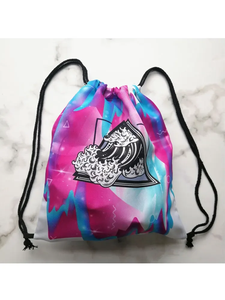 proximité wstring sac à dos portable pour femmes, poudres de bug astique, impression 3d, chat, shopping, mode, école, sac à chaussures pour bol, motif personnalisé