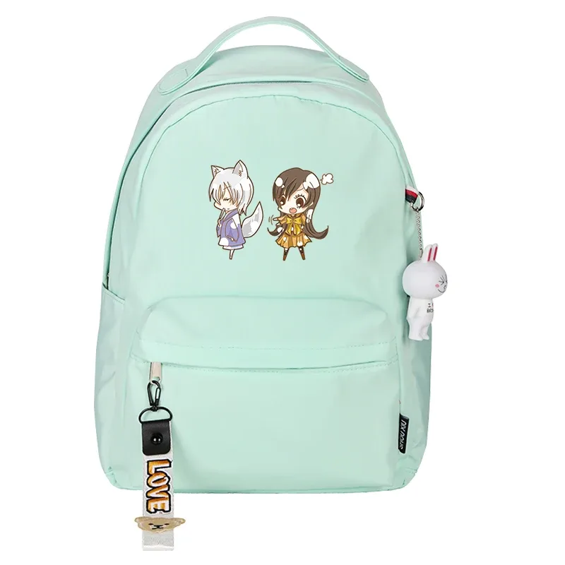 sac à dos rose kamisama kd'appareils pour femme, sac à dos tomoe, sacs d'école harajuku en nylon mignon, sac à dos de voyage pour filles, sac à dos de dessin animé ruzzak