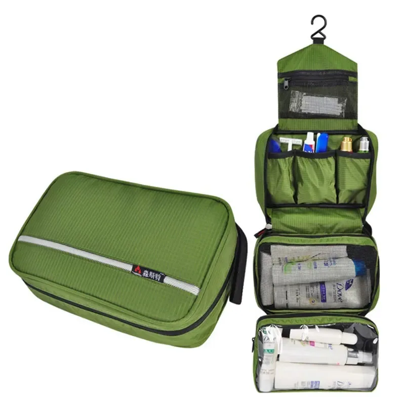 trousse de toilette étanche pour hommes et femmes, trousse de toilette extérieure, kits de douche de voyage, trousse cosmétique, poudres de maquillage, nouveau