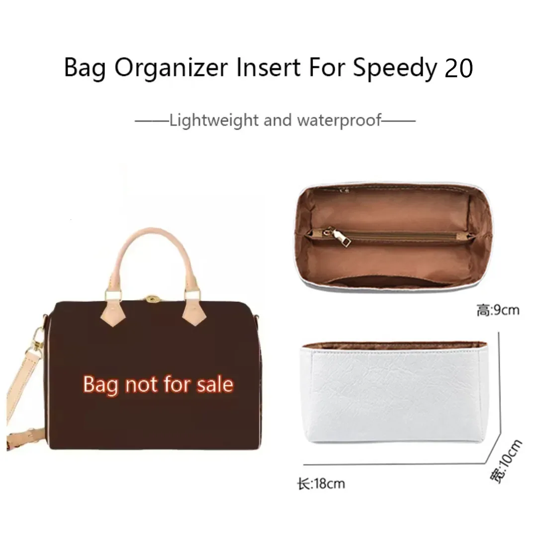 organisateur de sac à insérer pour sac à main à rabat lv speedy 253035, sac intérieur, trousse de maquillage, sac de voyage, sac de rangement, accessoires pour sacs fourre-tout
