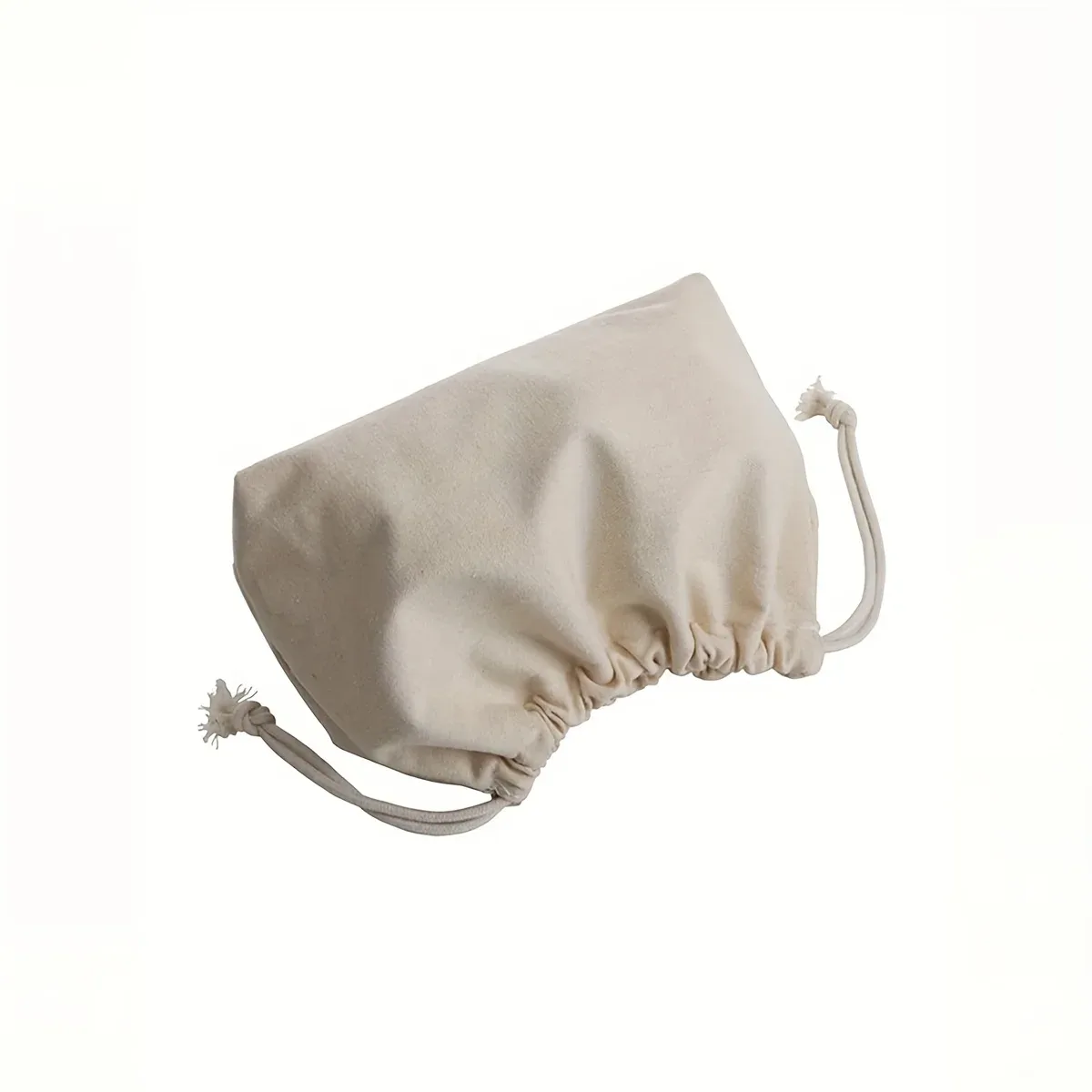 organisateur voyage polyester beige simplicité motif uniforme tissu épais lin coton usage sac rangement objets personnels transport