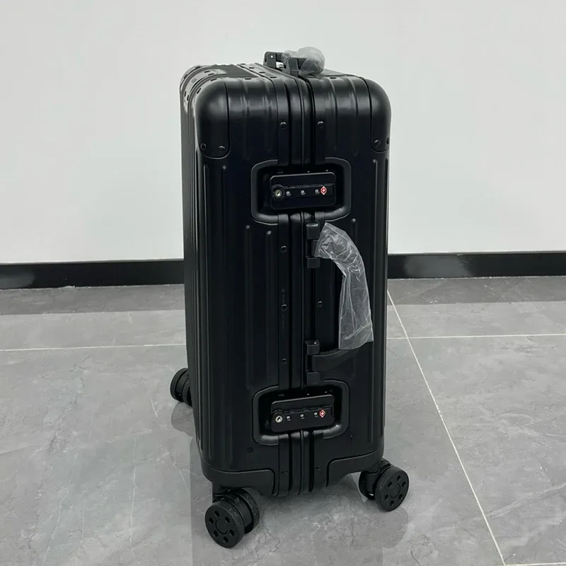 nouvelle valise à roulettes rigide en alliage d'aluminium de haute qualité, valise de voyage, bagage enregistrable 20'26'30'31'33 pouces