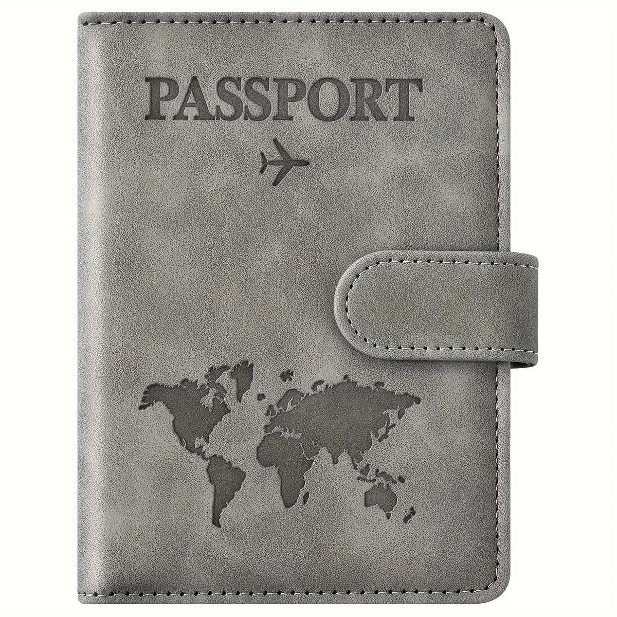 porte-passeport, couverture de passeport avec emplacement pour cartes de crédit et emplacement pour carte d'embarquement, étui portefeuille pour passeport, indispensable pour les voyages