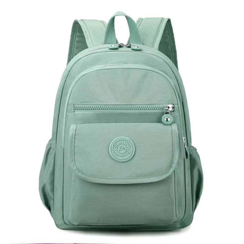 sac à dos de voyage noir élégant et léger pour femmes, grande capacité, avec bretelles réglables, pour l'école et les loisirs b