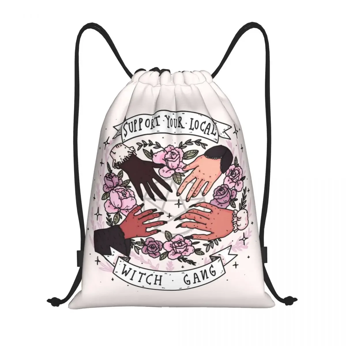 sac à dos de sport personnalisé raven rage proximité wstring pour hommes et femmes, sacoche d'entraînement corbeau effrayant gothique, sorcière d'halloween