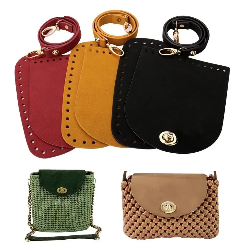 sac à main astronomique en cuir pu, sangle initiée, ensemble tissé pour bricolage, accessoires de sac à dos faits à la main, 1 pièce, 3 pièces