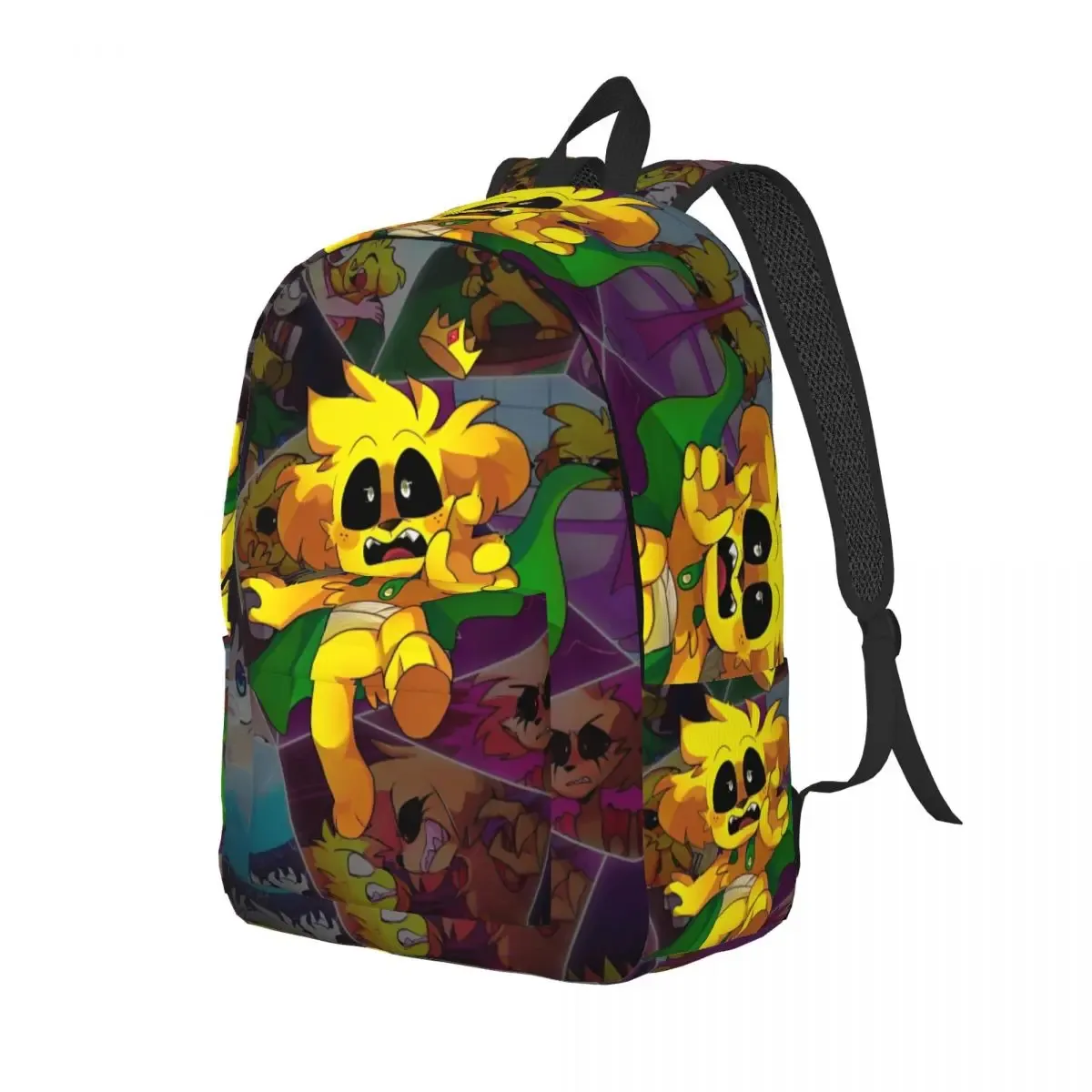 kawaill mikecracked miner sac à dos pour hommes femmes mode anime chiens étudiant travail sac à dos collège toile sacs cadeau