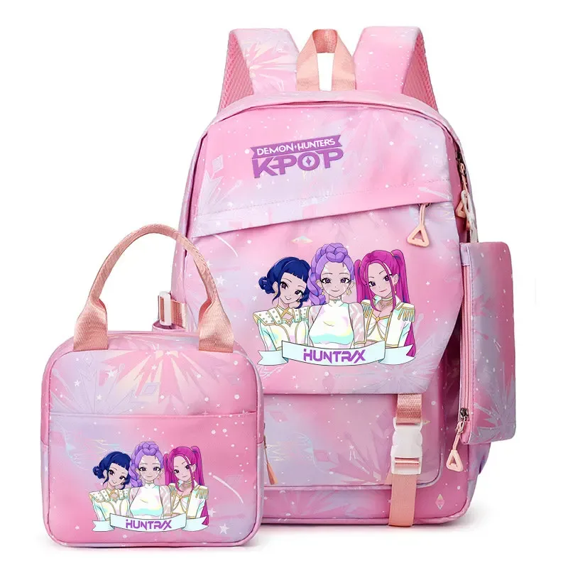 sac à dos kpop demon hunters, capacité importante, rumi mira zoey, sacs d'école, sacs de voyage, sac à dos pour ordinateur portable, nouvelle mochila pour étudiants, sacs cadeaux