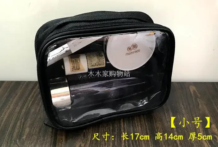sac de voyage à grande capacité pour maquillage, organiseur de cosmétiques transparent en pvc pour articles de toilette et outils de coiffure, étui de transport portable