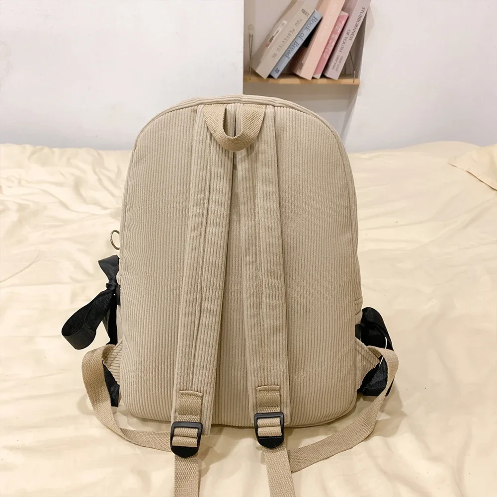 nouveau sac à dos coréen 2025, sac à dos polyvalent pour les trajets quotidiens, sac à dos élégant pour étudiantes, sac à dos à nœud