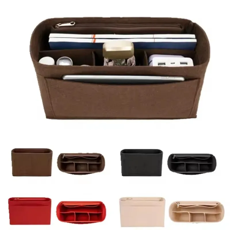 organisateur de sac, doublure en feutre, accessoire de poche pour sac à main d'entraîneur, doublure durable, rangement, sac de tri, support de partie intérieure