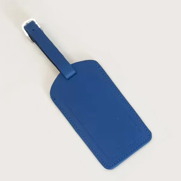 étiquette de bagage personnalisée en cuir de vachette véritable avec initiales, étiquette de valise personnalisée, pendentif de sac de luxe pour affaires, charme rétro