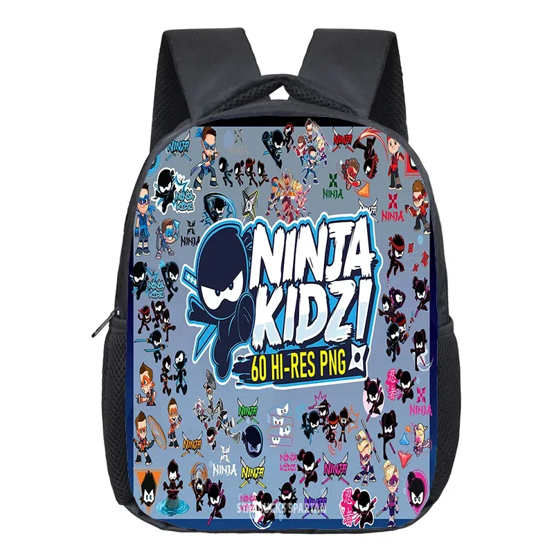 sac à dos ninja kidz pour enfants de 12 pouces, sac à livres pour la maternelle, sacs d'école à la mode pour enfants, sac à dos de voyage décontracté, sac à double épaule
