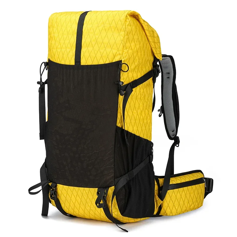 sac à dos de randonnée royal mountain 40l en tissu x-pac avec support de cadre pour la randonnée, l'alpinisme et les voyages de courte durée en extérieur