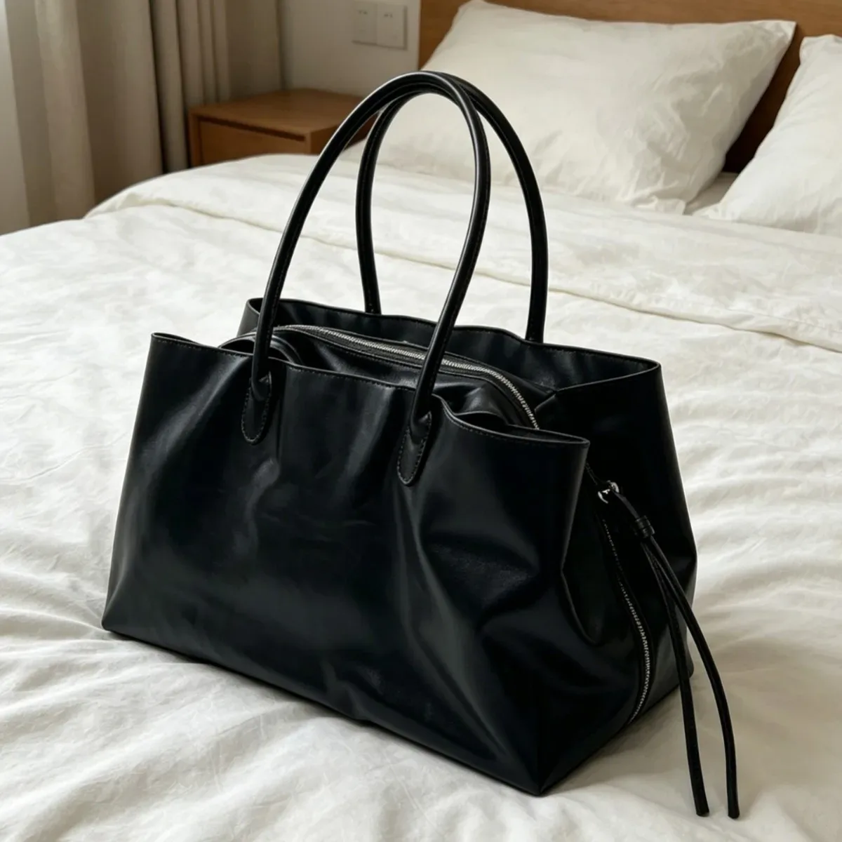 sacs à main pour femmes, grande capacité, sac à bandoulière en cuir pu pour dames, sacs fourre-tout de grande taille, design de marque, sac de bureau pour les trajets quotidiens, bolsa
