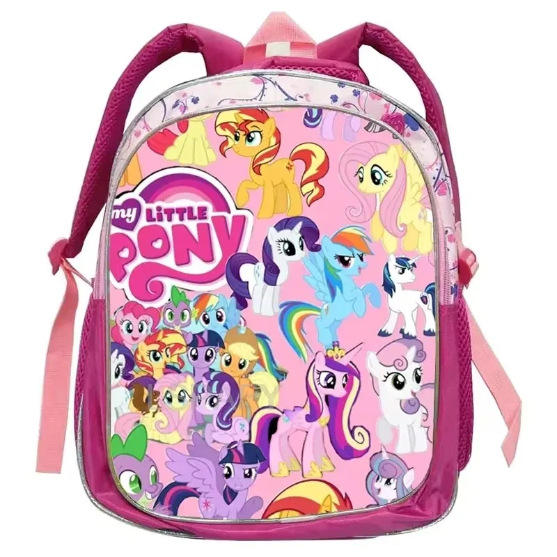 nouveau sac à dos scolaire mignon my little pony pour étudiants, licorne twilight, grande capacité, réduction de la charge, cadeau d'anniversaire
