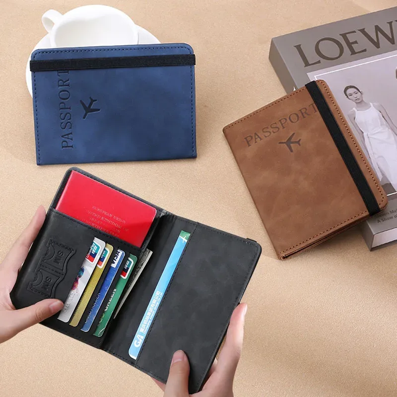 Porte-passeport essentiel de voyage, nouveaux porte-livres pour passeport, accessoires de voyage/pochette pour passeport, étui portefeuille pour hommes/femmes