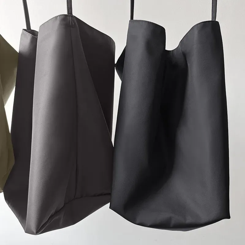 sac fourre-tout en nylon souple de grande capacité, bandoulière unique, sangle ouverte, sac à bandoulière unique, commconsulstyle