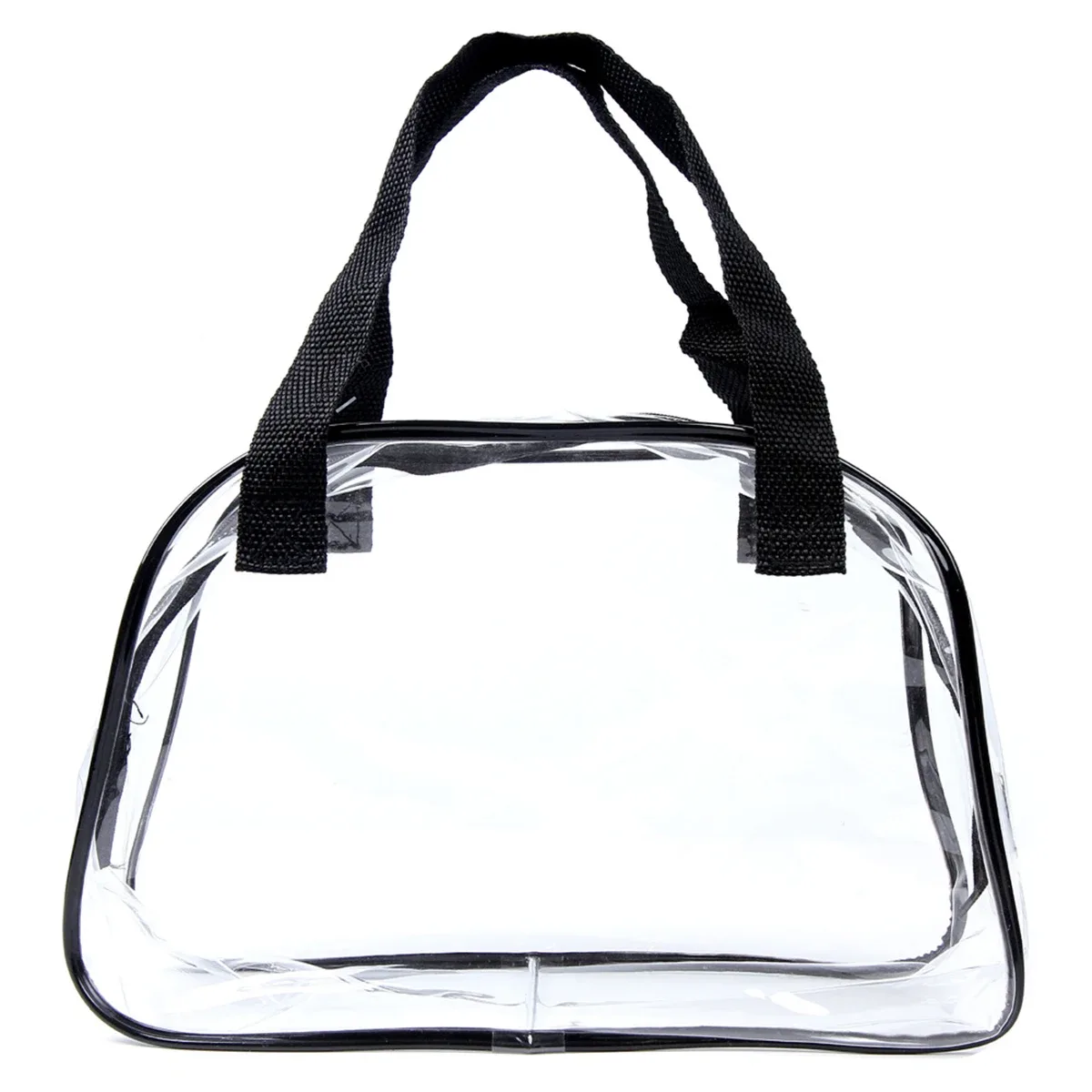 sac cosmétique transparent en pvc pour voyage et concert, sac fourre-tout approuvé pour les stades, sac de toilette de voyage, petit sac à main