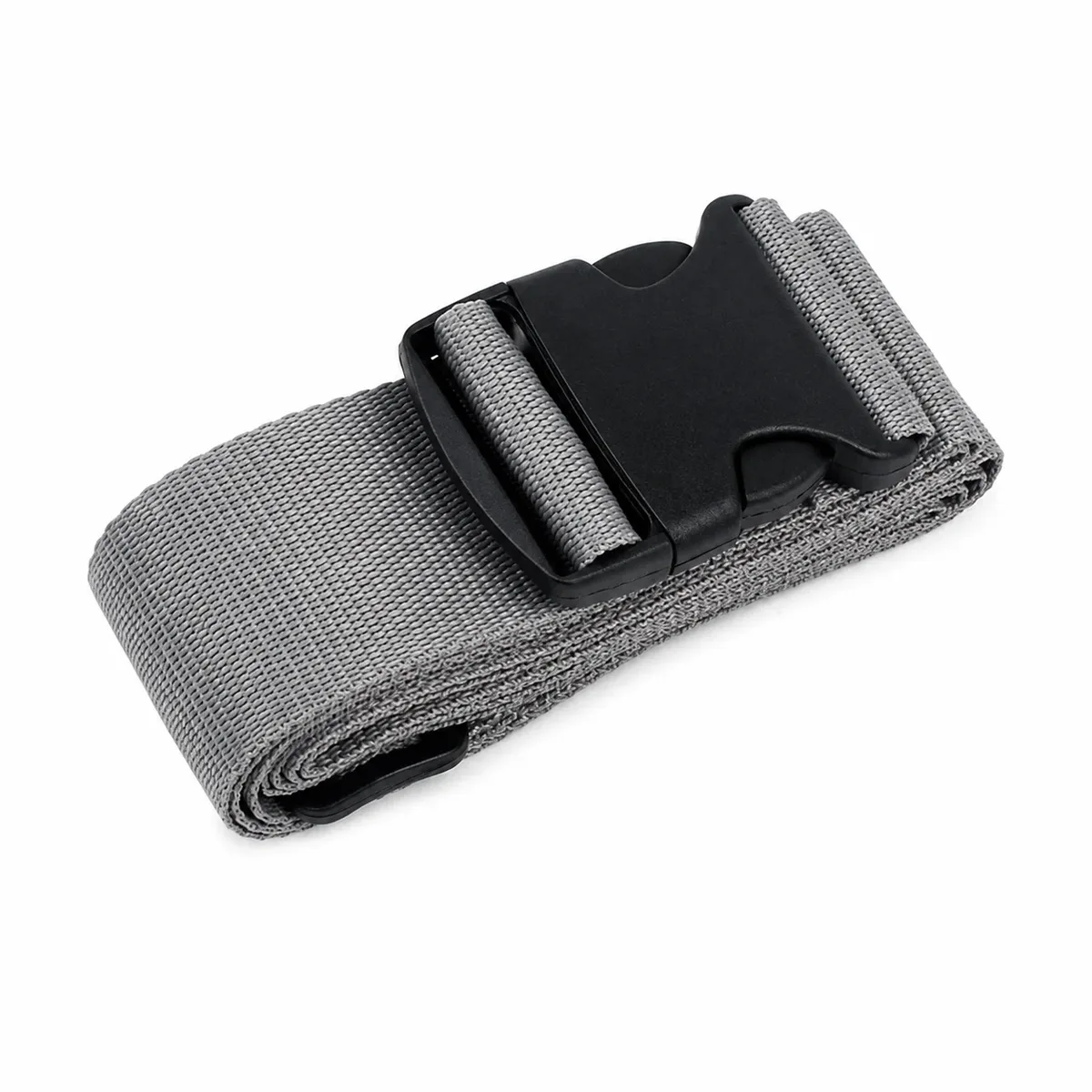 sangle bagage polyester boucle noire pratique arc ciel longue large usage voyage sécurisation valise transport identification bande transverse fixation