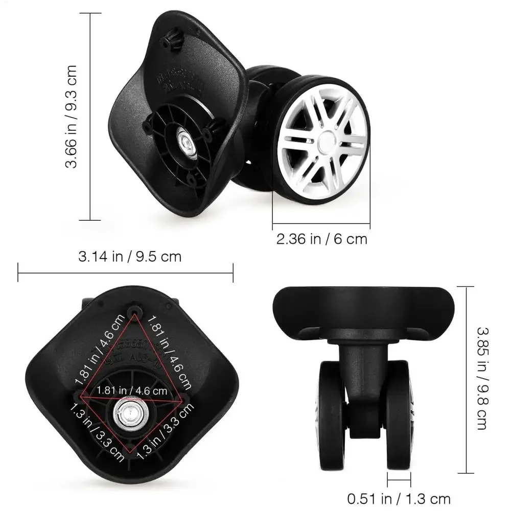ceinture remplacement roulettes nylon pivotantes modernes robustes facile installation voyage usage tendances surfaces rugueuses contrôle précision