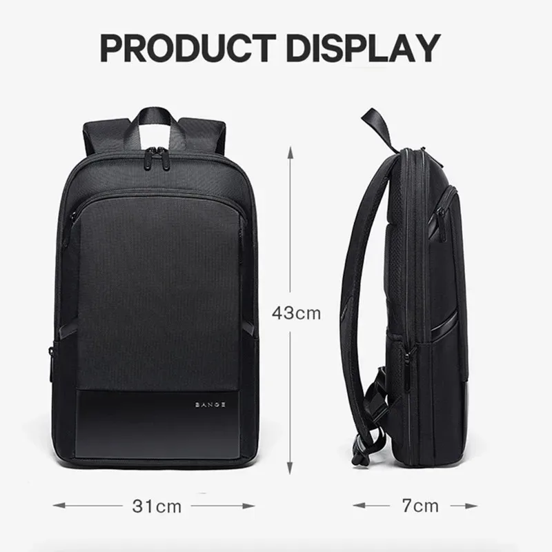 sac dos oxford université polyester noir bandes grises poche limon souple voyage ordinateur portable