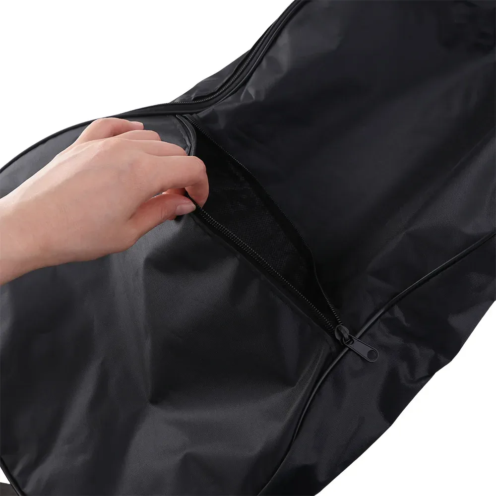 sac de guitare à bandoulière réglable épaisse, imperméable, en tissu oxford, sac à dos pour guitare, noir, avec fermeture éclair, sac à bandoulière unique, sacs pour instruments.