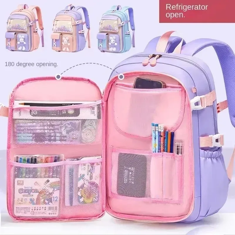 sacs étanches 2026, sac à dos de voyage coloré, cartable pour filles d'école primaire, sac d'enfant léger kawaii, mochilas, cadeaux