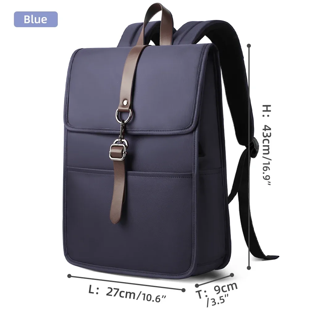 heroic knight – sac à dos tendance pour hommes, antivol, pour ordinateur portable d'affaires, 15.6 pouces, étanche, usb, court voyage, travail, école