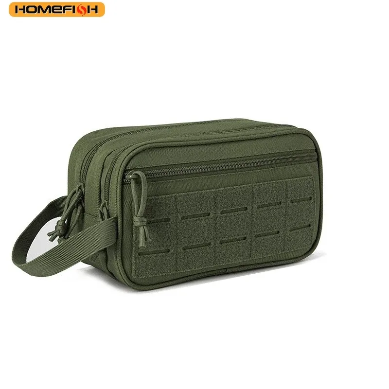 sac de toilette tactique homefish pour hommes, sac d'hygiène, pochettes molle, petite trousse de toilette, trousse de rasage pour hommes, trousse de voyage, maquillage