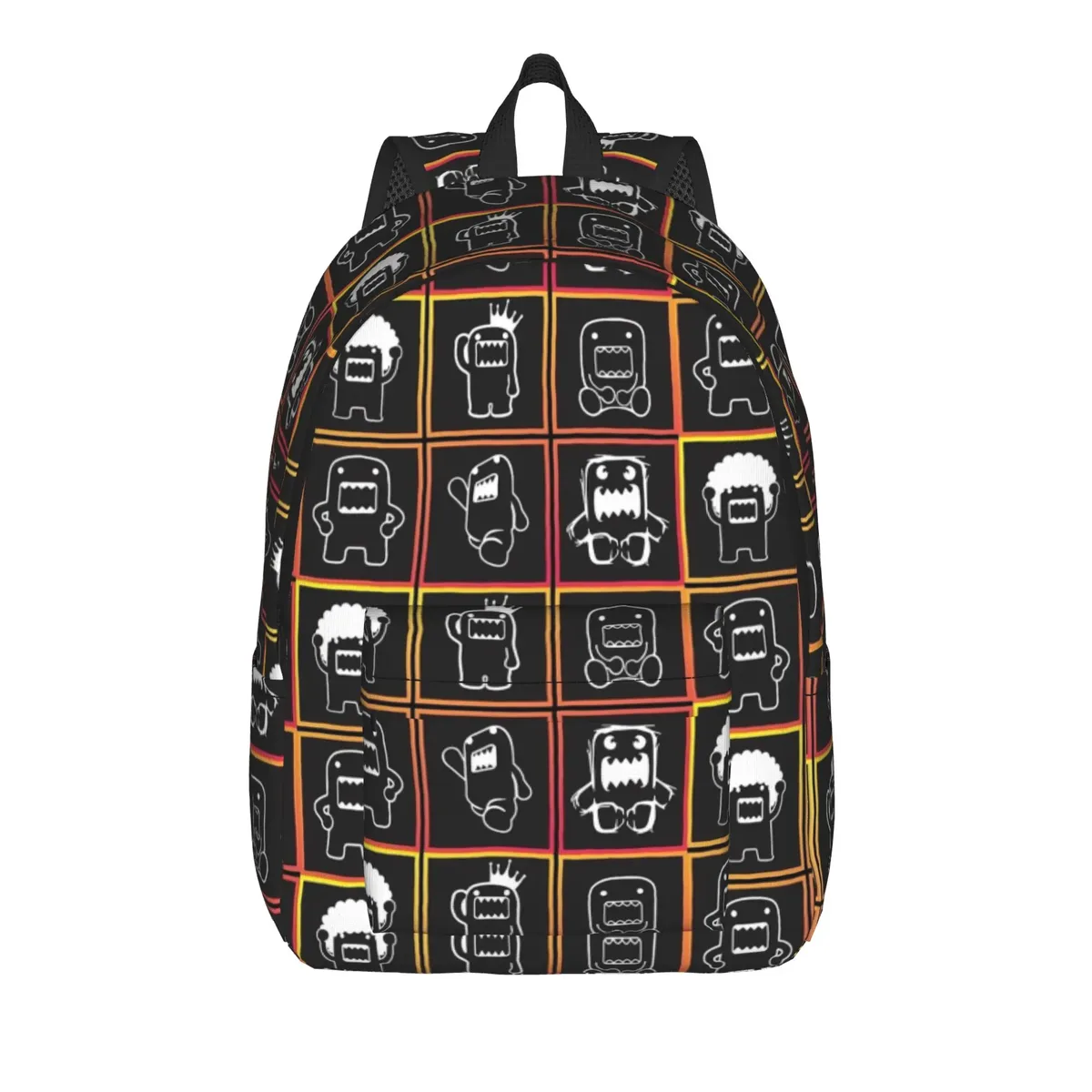 sac à dos meme domo kun pour adolescents, durable, pour étudiants, randonnée, voyage, sac à dos de jour avec motif de poupée anime, pour hommes et femmes, sacs en toile pour ordinateur portable